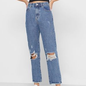 cotton on ripped mom jeans